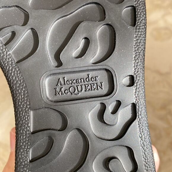 NEW! ALEXANDER McQUEEN Kids Oversized Leather Sneakers US10.5 EU28.5 UK9.5 - Picture 12 of 16